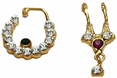 Vadaamalar Metal Nose Ring Set(Pack of 2)