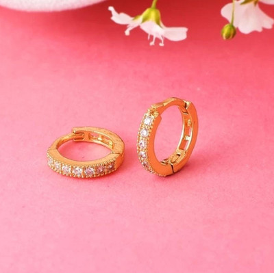 Guruji kripa traders Gold-plated Plated Alloy Nose Ring Set(Pack of 2)