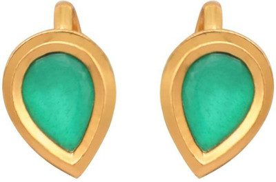 Anika's Creation Cubic Zirconia Gold-plated Plated Brass Nose Stud