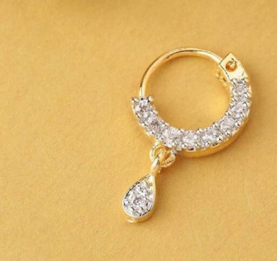 JEM Cubic Zirconia Gold-plated Plated Alloy Nose Ring