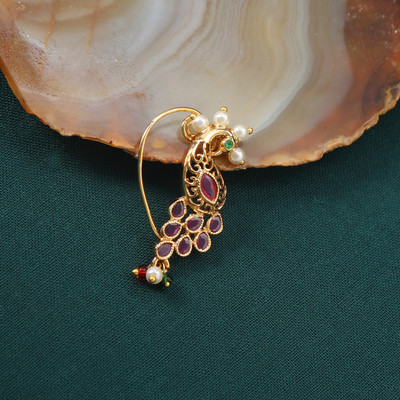 ANOUK Gold-plated Plated Brass Nose Ring