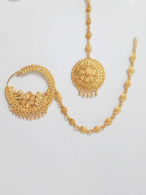 XFOX Gold-plated Plated Alloy Nathiya(Pack of 2)