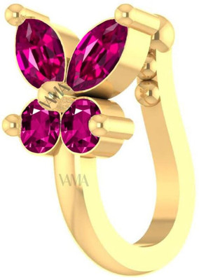 Bawree Crystal Gold-plated Plated Metal Nose Ring