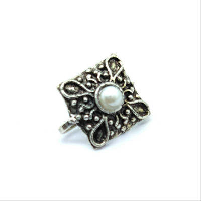 Lukello Silver Plated Brass Nose Stud