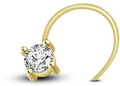 Ceylonmine01 Zircon Gold-plated Plated Stone Nose Stud