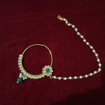 PS jewells Crystal Gold-plated Plated Alloy Nathiya
