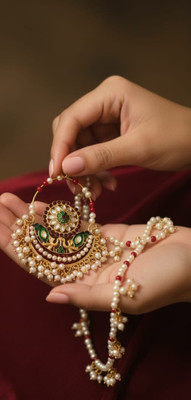 Shree yadunandan enterprise Gold-plated Plated Metal Nose Ring