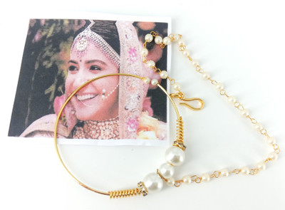 Nirmalkayaa Beads Gold-plated Plated Copper Nose Stud