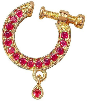 TSB Cubic Zirconia Gold-plated Plated Brass Nose Ring