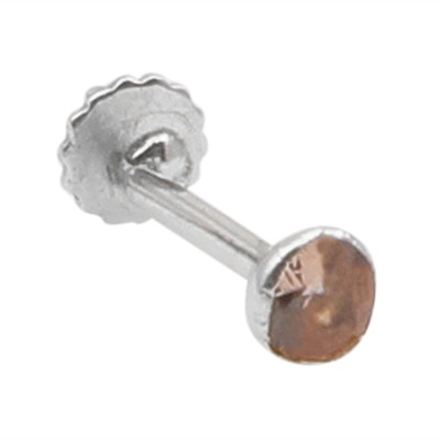 PLATAA Sterling Silver Plated Sterling Silver Nose Stud