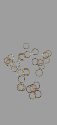Creative Universal Gold-plated Plated Metal Nose Ring Set(Pack of 10)