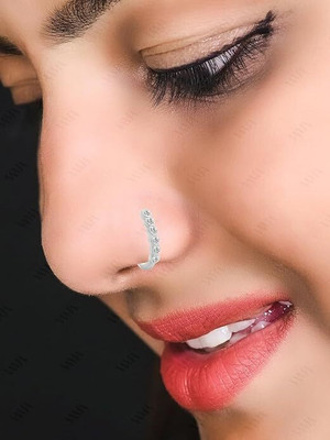 Bawree Crystal Gold-plated Plated Metal Nose Ring