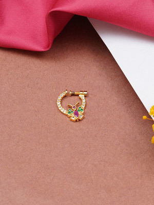 MALIFIONNA Gold-plated Plated Alloy Nose Ring