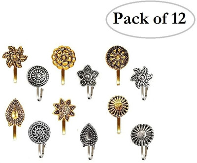 Kaima Metal Nose Ring Set(Pack of 12)