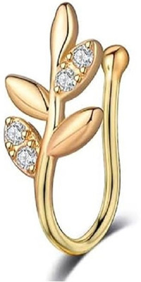 Deevam Gold-plated Plated Metal Nose Ring