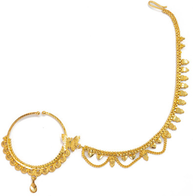 Jewellery Ze Gold-plated Plated Brass Nathiya