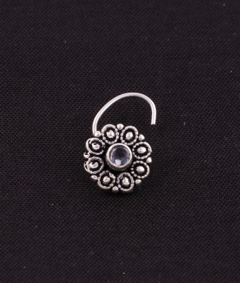zoisilver Cubic Zirconia Sterling Silver Nose Stud