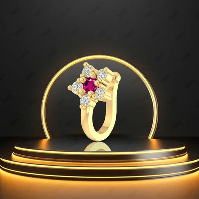 Bawree Crystal Gold-plated Plated Metal Nose Stud