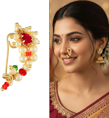 sachinpal Crystal Platinum Plated Aluminum Nathiya