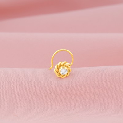 GIVA Zircon Gold-plated Plated Sterling Silver Nose Ring