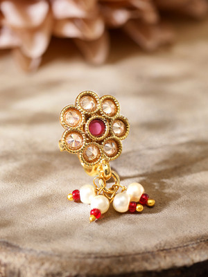 RUBANS Gold-plated Plated Brass Nose Stud