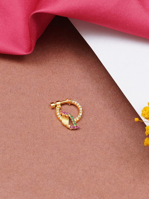 MALIFIONNA Gold-plated Plated Alloy Nose Ring