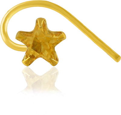 house of common Cubic Zirconia Gold-plated Plated Brass Nose Stud