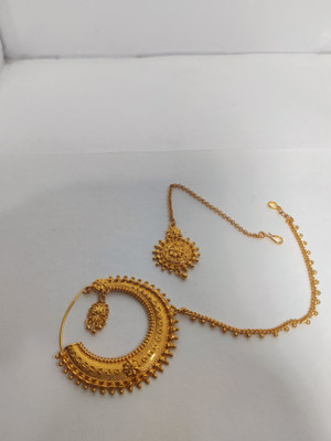 MOHINIMAA ENTERPRISES Gold-plated Plated Alloy Nose Ring Set