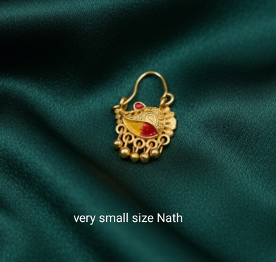 SMCOLLECTION Gold-plated Plated Brass Nathiya