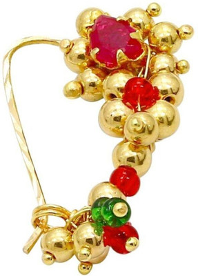 Miami Cubic Zirconia Copper, NA Plated Copper, Brass Nose Ring