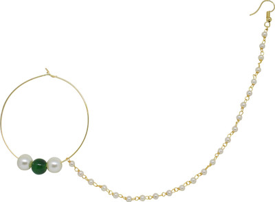 Reesha Jewel Gold-plated Plated Brass Nathiya(Pack of 2)