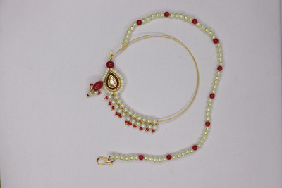 MK Gallery Gold-plated Plated Brass Nathiya