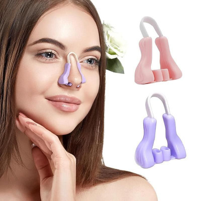 BRINUL Silicone Nose Shaper Clip Nose Corrector Device for Nose Bridge Straightening Nose Shaper(Pack of -1)