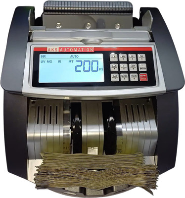 INGENRIC AKS SV 08 Heavy Duty Semi Value Note Counting Machine with Fake Note Detector Note Counting Machine(Counting Speed - 1000 notes/min)