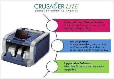Godrej Godrej Crussader Lite Note Counting Machine(Counting Speed - 1000 notes/min)