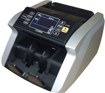COSBIX Currency / Cash / Note Counting Machine Counterfeit Detection Large LCD Display Note Counting Machine(Counting Speed - 1000 notes/min)