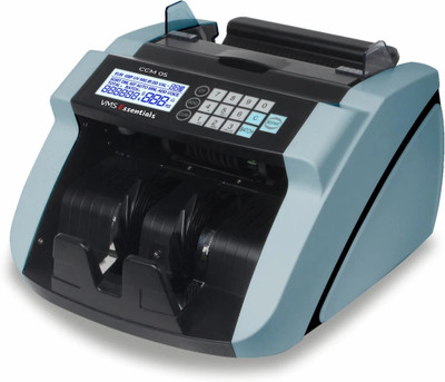 VMS Essentials CCM05 Money Counter with UV,MG,IR Sensors,6-Month Offsite Warranty Note Counting Machine(Counting Speed - 1000 notes/min)