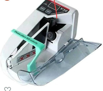 WeSwift V-30 PORTABLE HANDY CASH COUNTER Note Counting Machine(Counting Speed - 1000 notes/min)