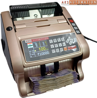 AKS AUTOMATION MIX MAGIC Heavy-Duty Currency Counter with Dual Speed & Fraud Detection Note Counting Machine(Counting Speed - 1000 notes/min)