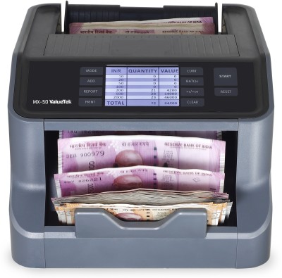 Eurovision services EUROVISION MX-50 VALUETEK MIX VALUE NOTE DETECTION AND COUNTING MACHINE Note Counting Machine(Counting Speed - 1000 notes/min)