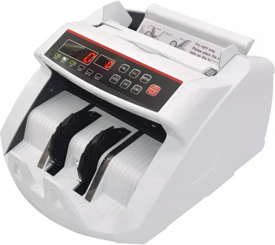 KK MART Money Counting Machine with MG,UV,IR Fake Note Detection- LED Display Note Counting Machine(Counting Speed - 1000 notes/min)