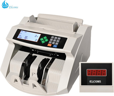 ELCONS LCD GREEN Note Counting Machine(Counting Speed - 1000 notes/min)