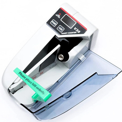 ELCONS V30 LED Display Mini Portable Handy Use Battery/Plug Note Counting Machine(Counting Speed - 1000 notes/min)