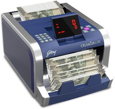 Godrej g-blue Crusader Lite counting Note Counting Machine(Counting Speed - 1000 notes/min)