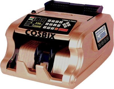 COSBIX Latest Mix Note Value Counting Machine With Fake Currency Detection For INR Note Counting Machine(Counting Speed - 1000 notes/min)