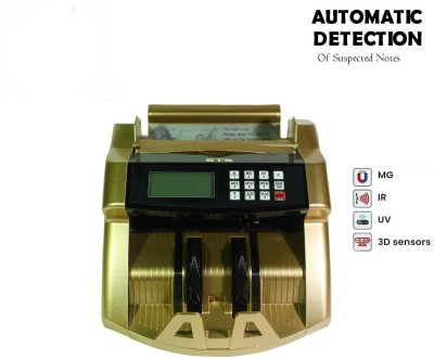 Growill 200 LCD Gold Manual Value Counter Note Counting Machine(Counting Speed - 1000 notes/min)