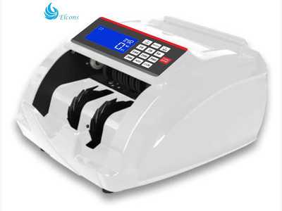 ELCONS BANKO 2+ WHITE Note Counting Machine(Counting Speed - 1000 notes/min)
