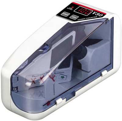 ELCONS V30Z LED Display Mini Portable Handy Use Battery/Plug Note Counting Machine(Counting Speed - 1000 notes/min)