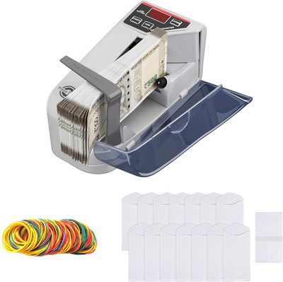 Absales Portable LED Mini Note Counting Machine with UV/WM, Auto-Shutoff Note Counting Machine(Counting Speed - 600 notes/min)