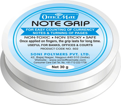 Soni Officemate Note Grip 30gm- pack of 10pcs Note Counting Machine(Counting Speed - 600 notes/min)